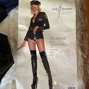 Leg Avenue sexy cop costume size M/L.